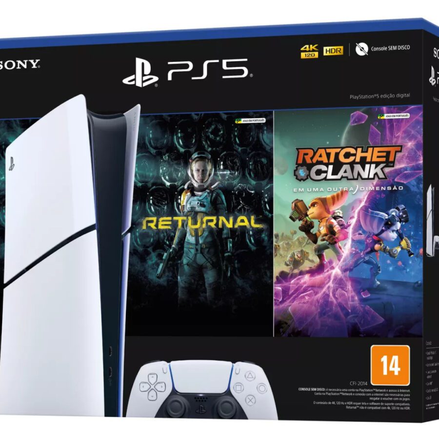 Console PlayStation 5 Digital Slim Branco 1TB