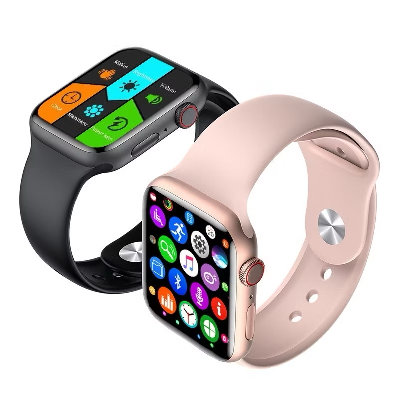 ￼2024 Apple Watch Series 9 com Logotipo Boot Pk Iwo 15 Pro Moda Rotativa Número de série Chamada Azul Smartwatch 45mm