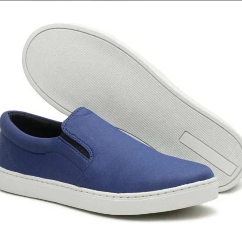 Kit 4 Pares De Tênis Slip On Casual Confortável Resistente