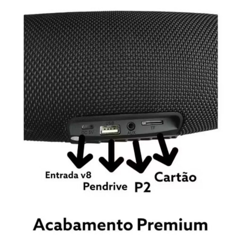 ￼Caixa De Som Extreme 3 Tamanho 23 CM ou 33 CM Bluetooth Rádio 70W 120W