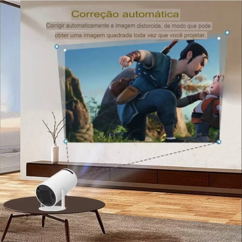 Projetor Portátil Android 11 Smart Wifi 6 Bluetooth 5.0 1080p